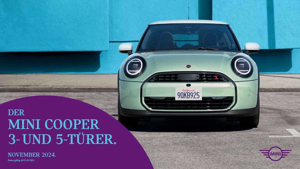 MINI Cooper 3-und 5-Tuerer Produktflyer November 2024