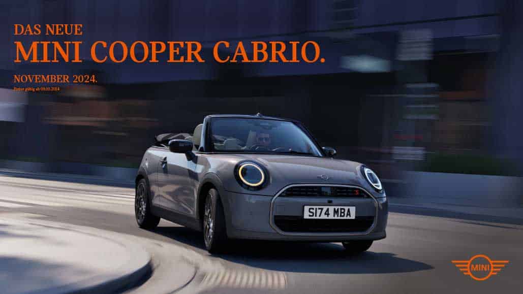 MINI Cooper Cabrio Produktflyer November 2024