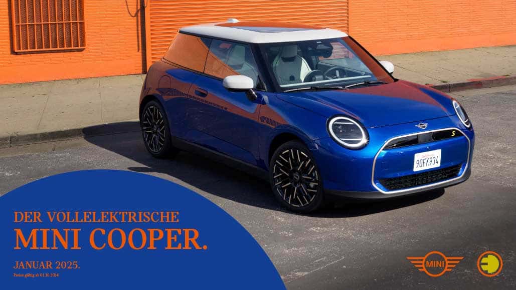 MINI Cooper Electric Produktflyer Januar 2025