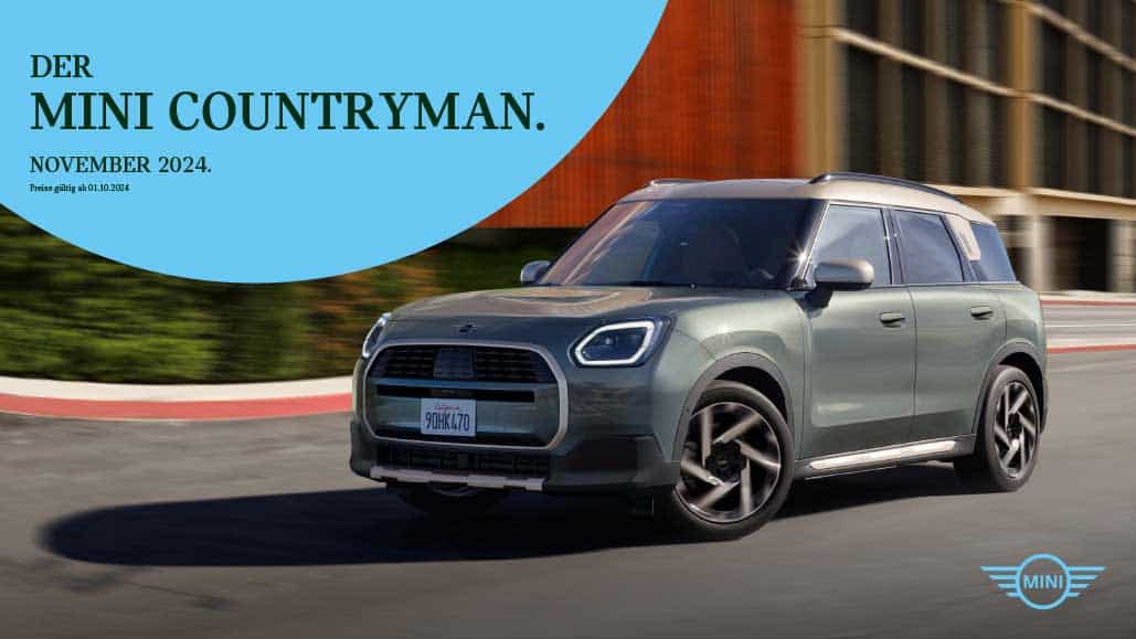 MINI Countryman Produktflyer November 2024