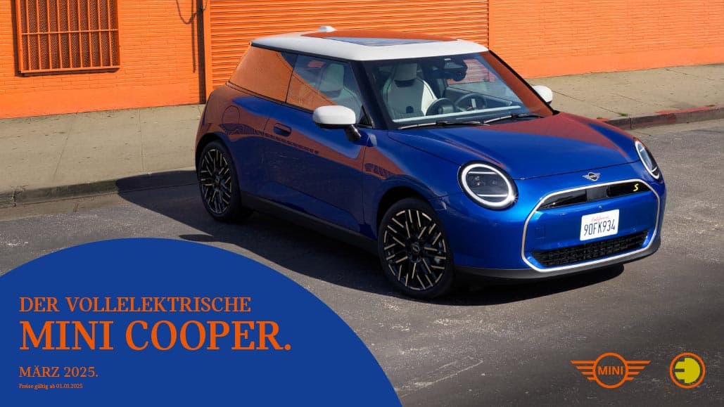 MINI Cooper Electric Produktflyer März 2025